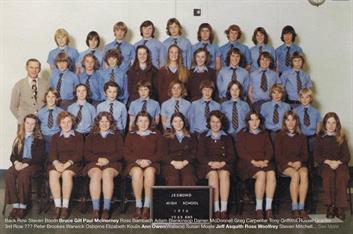 Front l-r: ??, ??, ??, ??, ??, ??, ??, ??, ??
2nd row l-r: ??, ??, ??, ??, ??, ??, ??, ??, ??
3rd row l-r: Mr Don Dyer, ??, Peter Brookes, Warwick Osborne, Elizabeth Koulis, Ann Wallace, Susan Moate, Jeff Asquith, Ross Woolfrey, Steven Mitchell
Back l-r: Steven Booth, Bruce Gill, Paul McInerney, Ross Bambach, Adam Blenkinsop, Darren McDonnell, Greg Carpenter, Tony Griffiths, Russel Granter