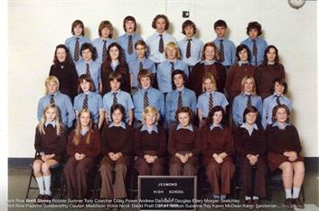 Front l-r: ??, ??, ??, ??, ??, ??, ??, ??
2nd row l-r: ??, ??, ??, ??, ??, ??, ??, ??
3rd row l-r: Paulette Goldsworthy, Clayton Maddison, Vickie Nicol, David Pratt, Darren Neilson, Suzanne Ray, Karen McDean, Karen Sandeman
Back row l-r: Brett Storey, Robbie Sumner, Tony Cowcher, Craig Power, Andrew Davidson, Douglas Ellery,Morgan Sketchley