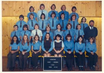 front l-r: Nancy Nanevski, Richelle James, Susan McHugh, Jennifer McCowan, Julie Barnes, Keryn Searle, Michelle Burke, Donna Balcombe
2nd l-r: Scott Bowen, Paul Battistuzzi, Bruce Gray, Vivienne Cotterill, Karen Jackson, Robert Bettens, Scott Berrigan, Mr Peter James
3rd l-r: Mark Ross, Paul Watson, Glenn Thompson, Craig Pattison, Jeffrey Hoole, Mark Donnelly, Garry Nichol
back l-r: Craig Sparkes, Geoff McNeill, Robert Mudd, Darren Downing, Craig Freedman