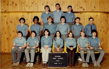 Front l-r:, ??, ??, Teresa Salter, Vicki Martin, Dianne Mewett, ??, Jason Shortland.
2nd l-r: Tony Nikolovski, Preston Connors, ??,??,??, Michael Ferguson.
Back l-r: Chris Dennis, Dean Morris, ??.